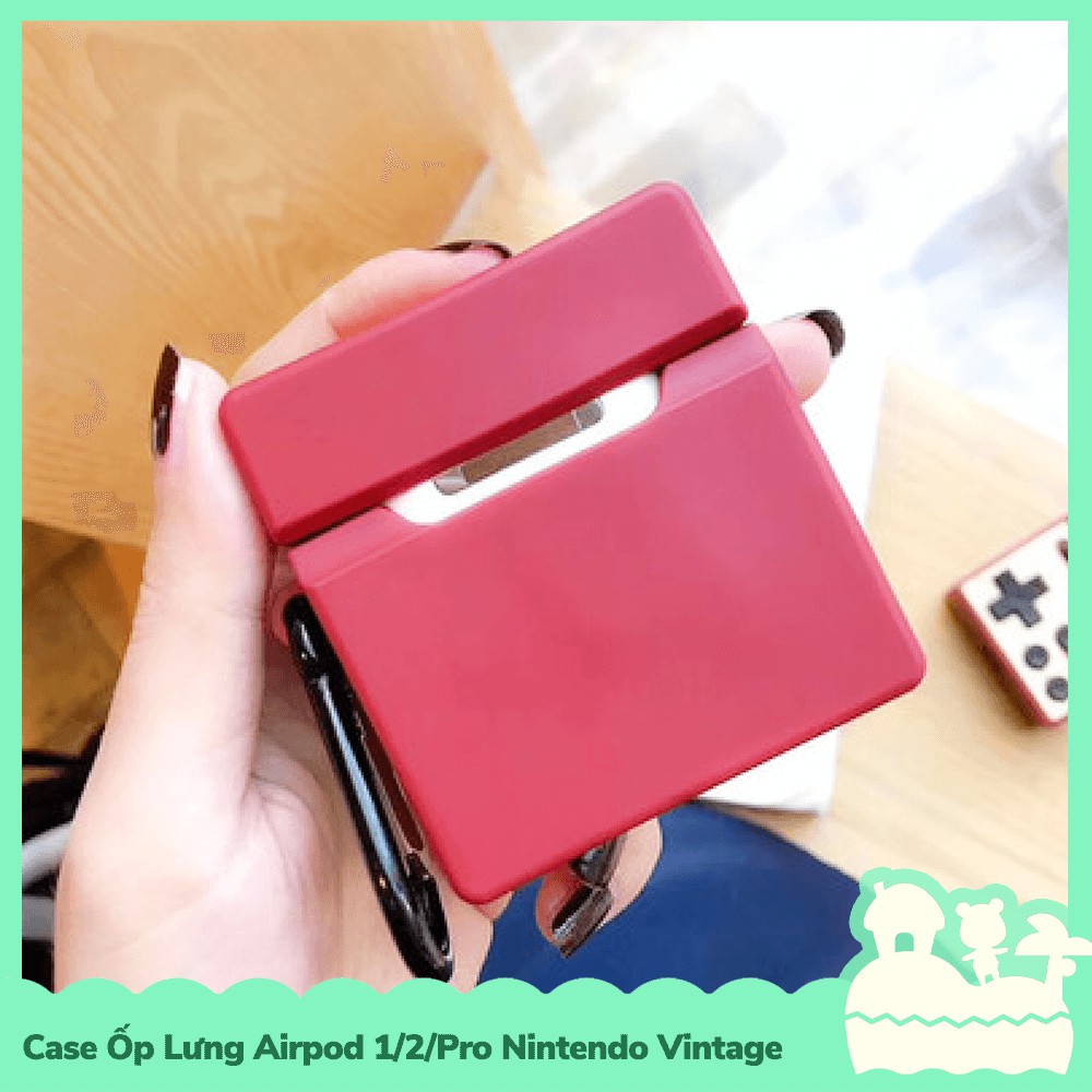 [Sẵn VN - NowShip] Case Ốp Lưng Air_Pod 1 / 2 / Pro Gel Silica Phong Cách Máy Game Vintage