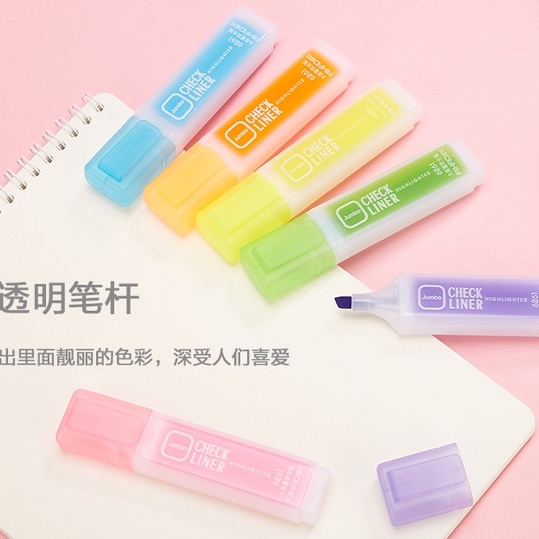 Bút đánh dấu , Bút nhớ, Bút Highlight pastel dễ thương nhiều màu cho học sinh dễ dàng đánh dấu ghi nhớ học tập