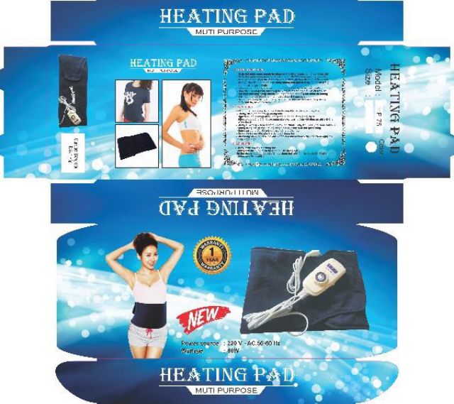 Đai quấn nóng giảm mỡ bụng Heating Pad