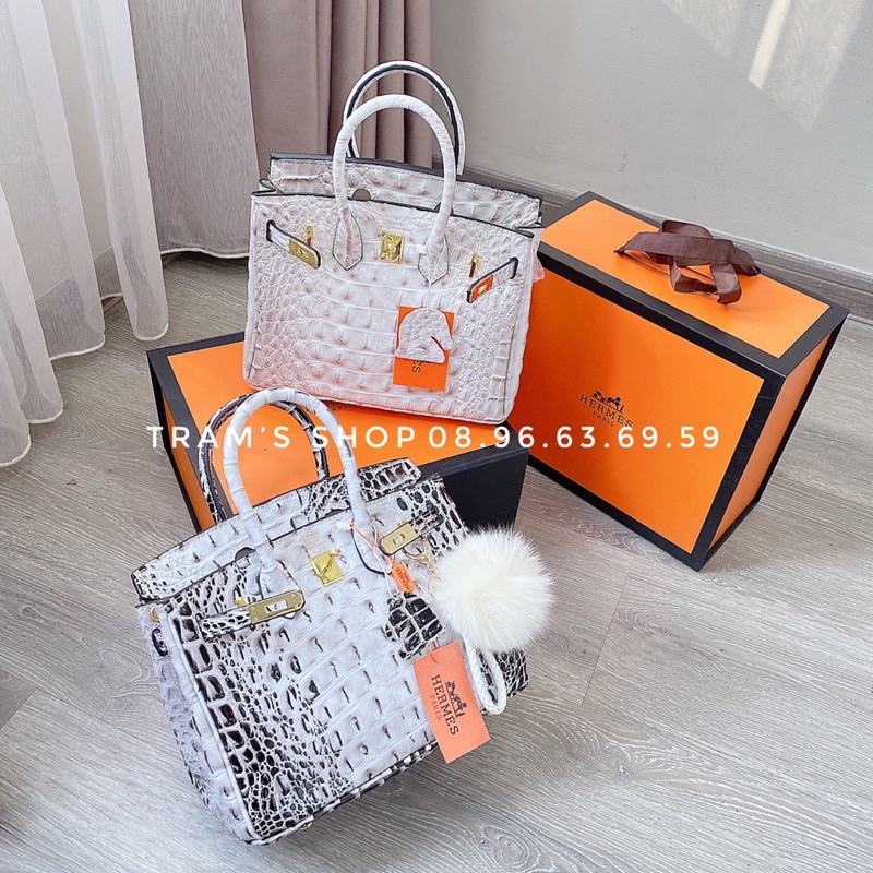 MM18380 TÚI XÁCH HM bikin size 25 SIÊU ĐẸP tặng kèm khăn quấn túi