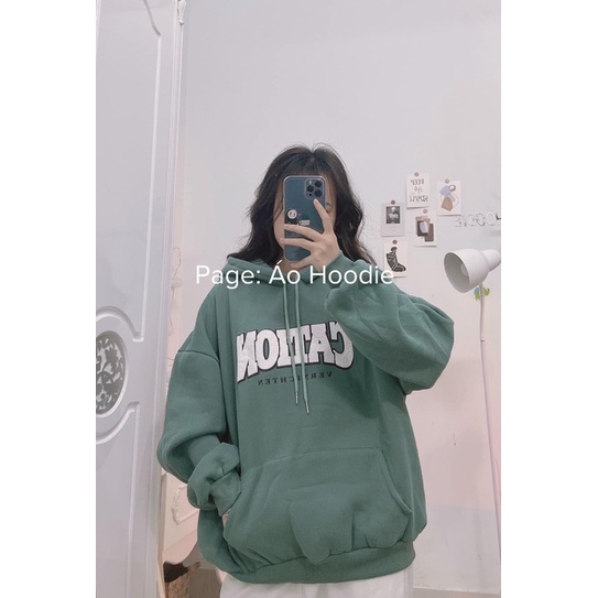 Áo Nỉ Hoodie Form Rộng Nam Nữ Unisex Chất Nỉ Bông Dà Dặn CATION