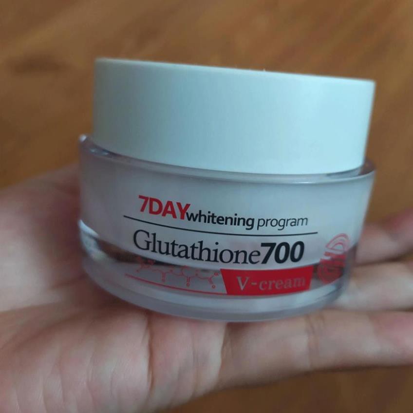 [RẺ VÔ ĐỊCH]Kem Dưỡng Trắng Da 7 Day Whitening Program Glutathione 700 V-Cream