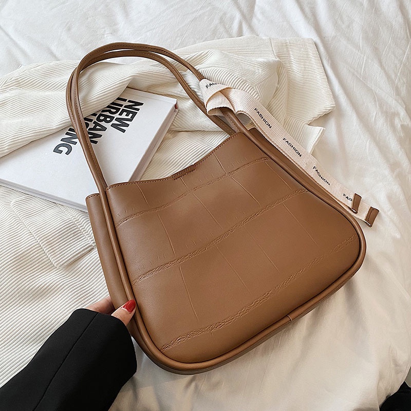 Túi Xách Màu Trơn Đơn Giản Thời Trang Cho Nữ