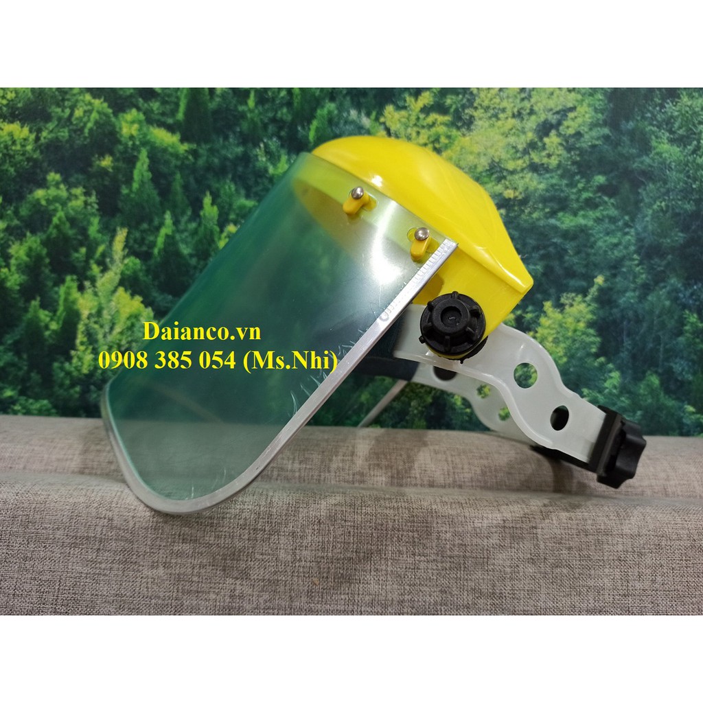 Usafety- Mặt nạ hàn mài đội đầu trực tiếp có tấm kính che bảo vệ mặt- Hình thật