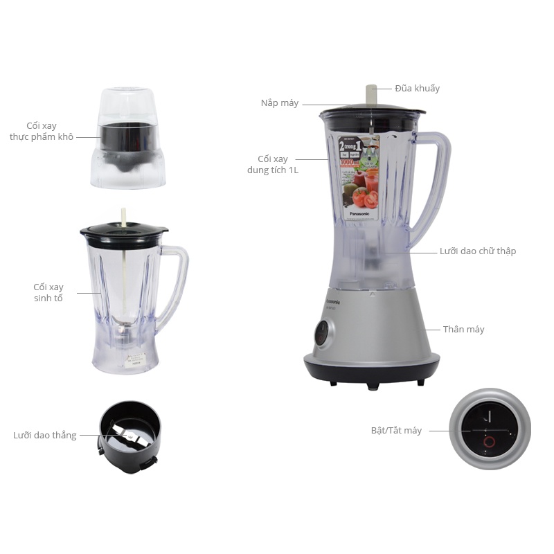 Phụ kiện máy xay panasonic MX-M100 MX-MG1011 MX-SM1031 MX-M200 MX-M210 MX-337 MK-F800