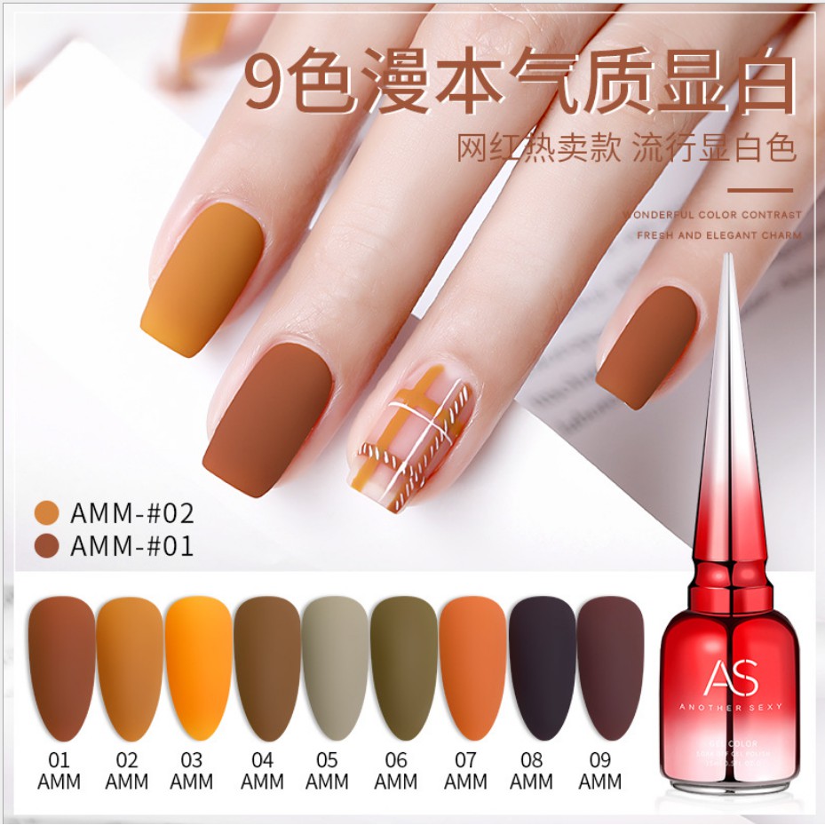 Sơn Gel AS mã AMM | chai đỏ 15ML