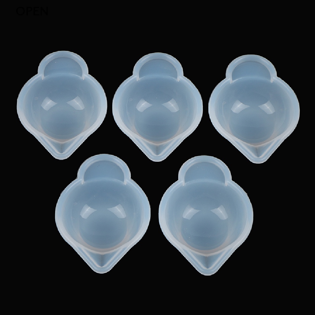 Set 5 Cốc Silicone 10ml Làm Đồ Thủ Công Resin Epoxy UV DIY