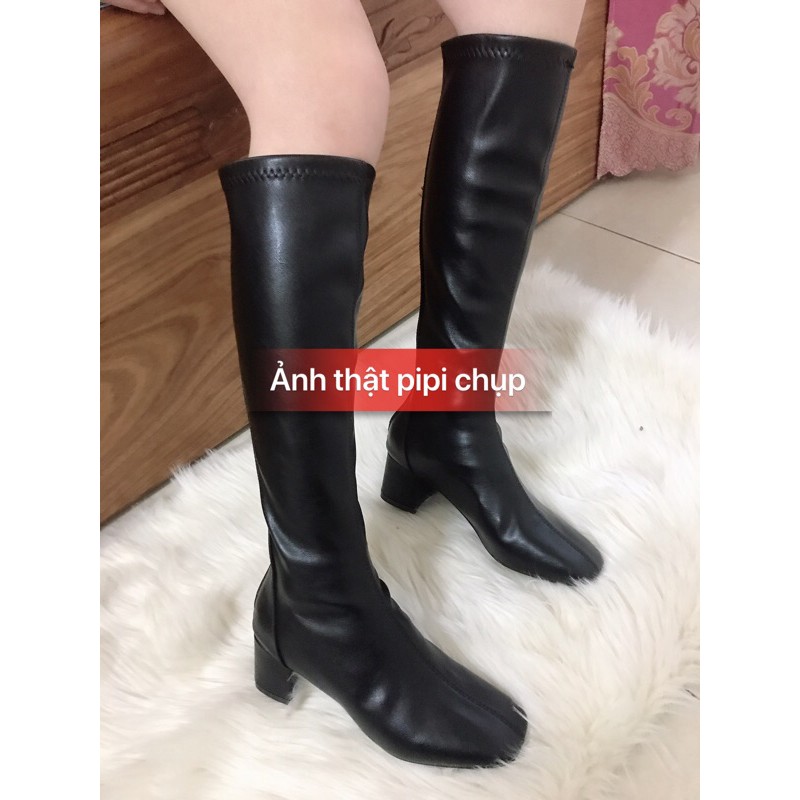 (SẴN- ẢNH THẬT) Boots đùi gối cao 5cm giá siêu rẻ quảng châu G029 (Hàng có khoá) | BigBuy360 - bigbuy360.vn