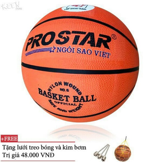 H456 Bóng rổ Prostar Size 5,6,7 ( Tặng Kim + Túi Lưới) 4 Q51