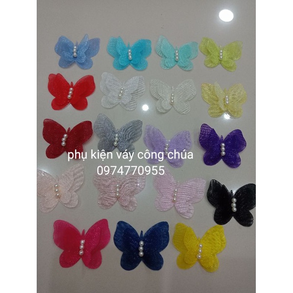 Bướm voan đính váy áo