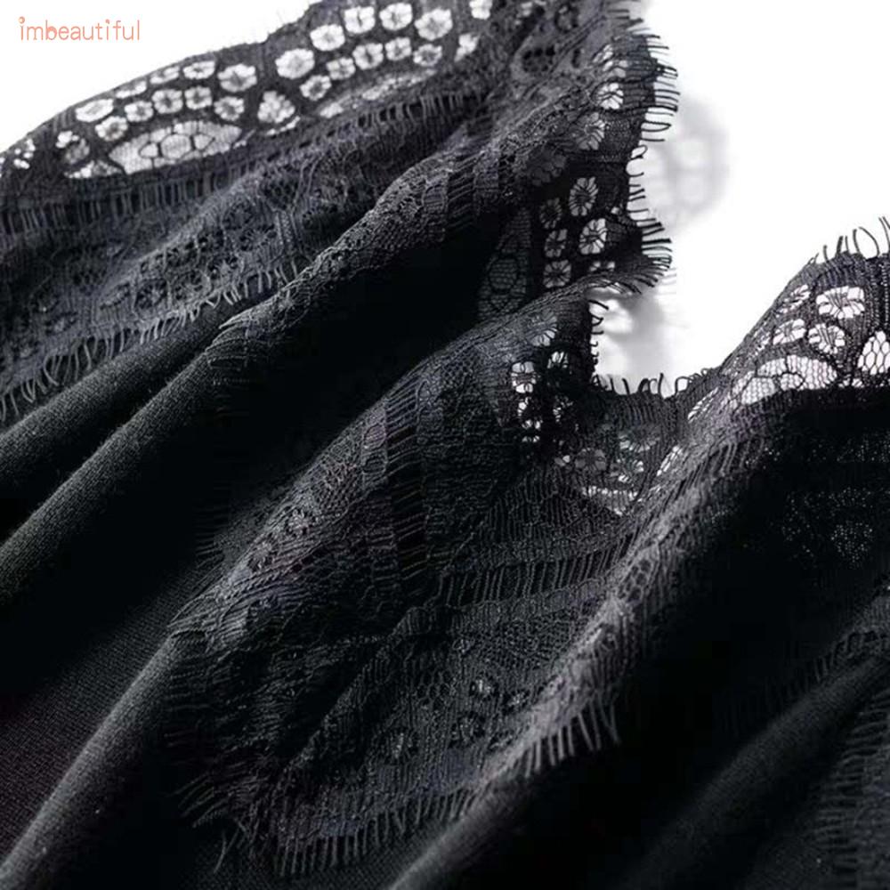 Women Casual Lace sling feminine halter bottoming shirt sleeveless top stretch knit | BigBuy360 - bigbuy360.vn