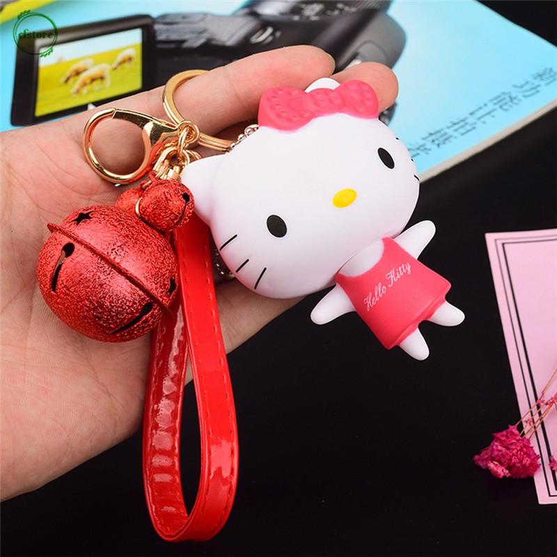 Móc Khóa Kèm Chuông Gồm 5 Màu Dễ Thương Xinh Xắn Để Trang Trí