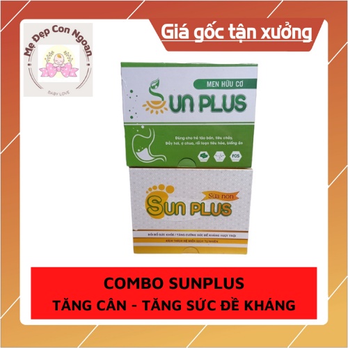 Sữa non và men sống hữu cơ Sunplus +Qùa Tặng