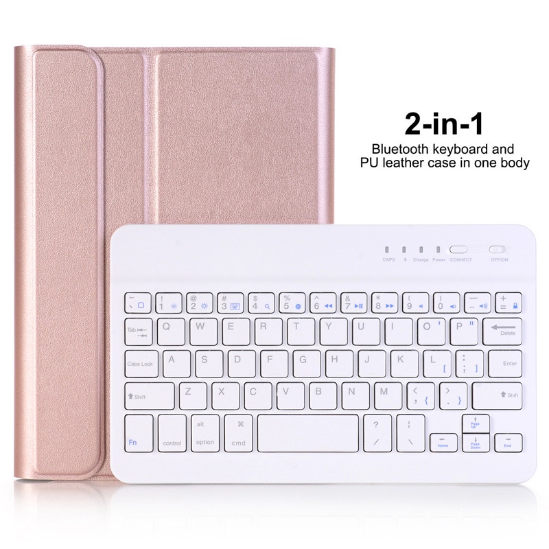 Bao Da Kèm Bàn Phím bluetooth Không Dây Sang Trọng Cho Samsung Galaxy Tab S7 FE 12.4 SM-T733 SM-T736 Vỏ