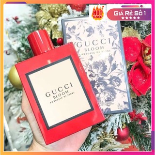 Nước hoa gucci bloom, nước hoa nữ bloom đỏ 100ml thơm lâu quyến rũ, nữ tính
