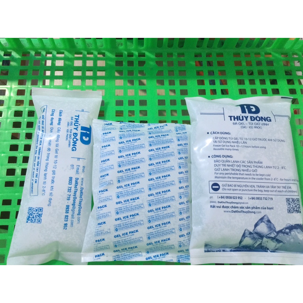 TÚI GEL GIỮ LẠNH - Túi đá gel 500g - THỦY ĐÔNG