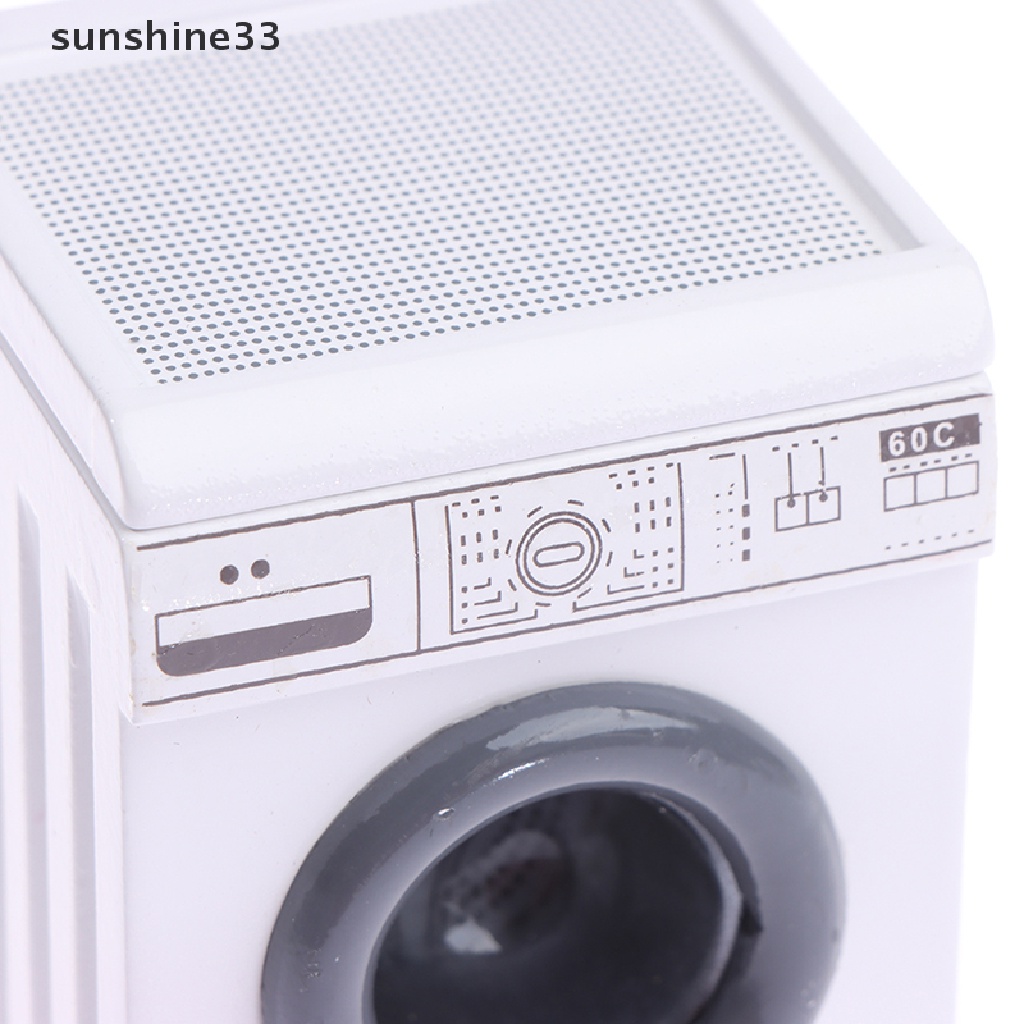 Máy giặt đồ chơi cho nhà búp bê 1/12