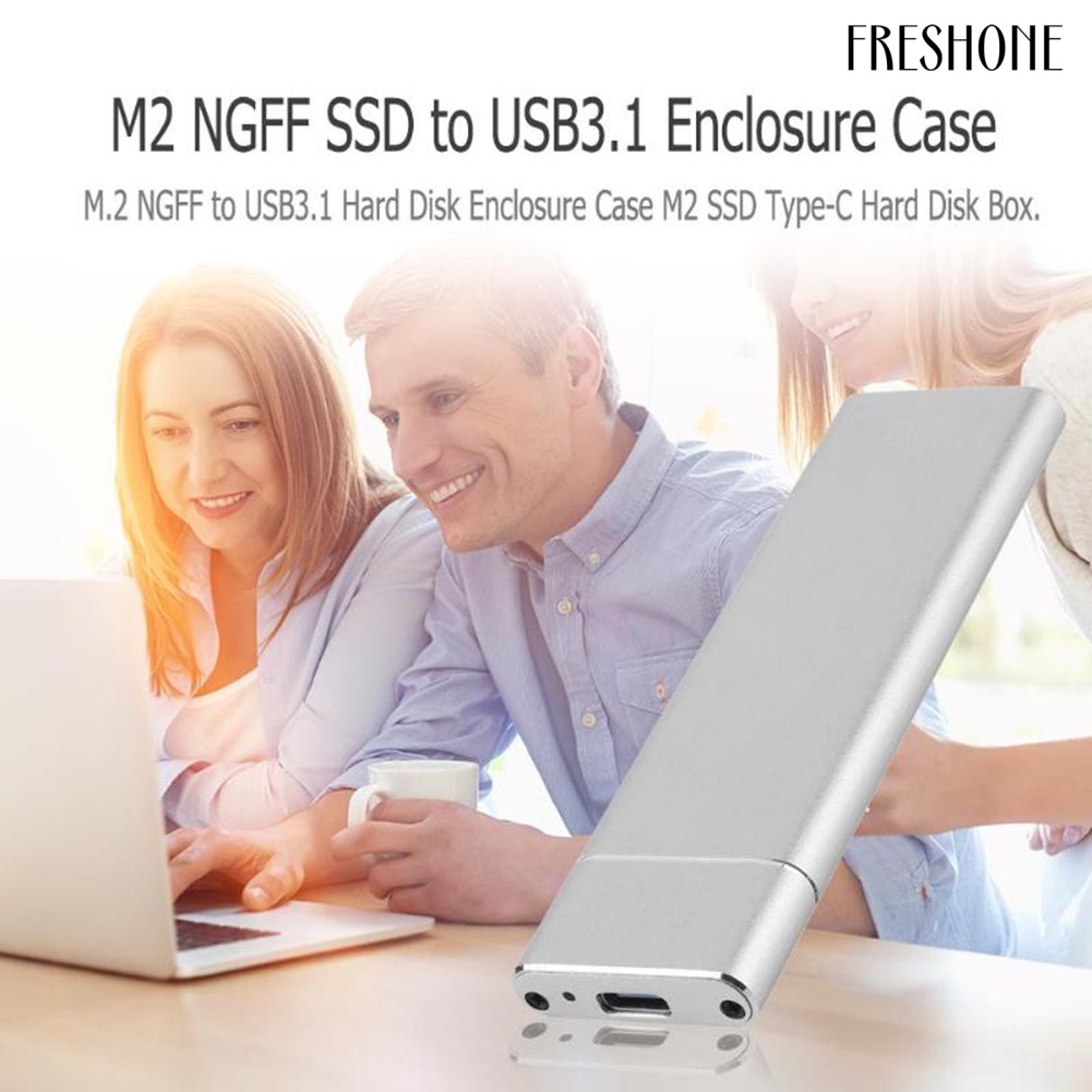 Vỏ Ổ Cứng Ssd M.2 Ngff Sang Usb 3.1 Tốc Độ Cao Bằng Hợp Kim Nhôm Ốp | BigBuy360 - bigbuy360.vn