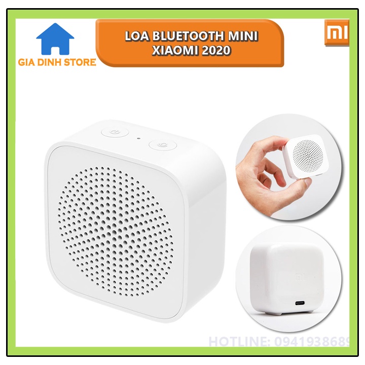 Loa bluetooth mini Xiaomi XiaoAI, nhỏ mà có võ, chất liệu ABS cao cấp, bảo hành 1 đổi 1