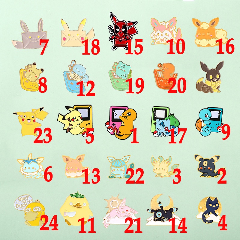 Ghim Cài Áo Hình Động Vật Hoạt Hình Đáng Yêu