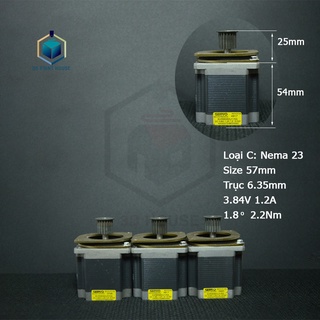 Động Cơ Bước - Step Nema 23 (Size 57) Cốt 8mm