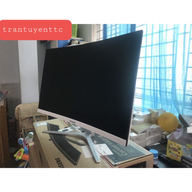 Màn hình cong HUGON Q24 IPS Full viền 75hz mới BH 6 Tháng | BigBuy360 - bigbuy360.vn