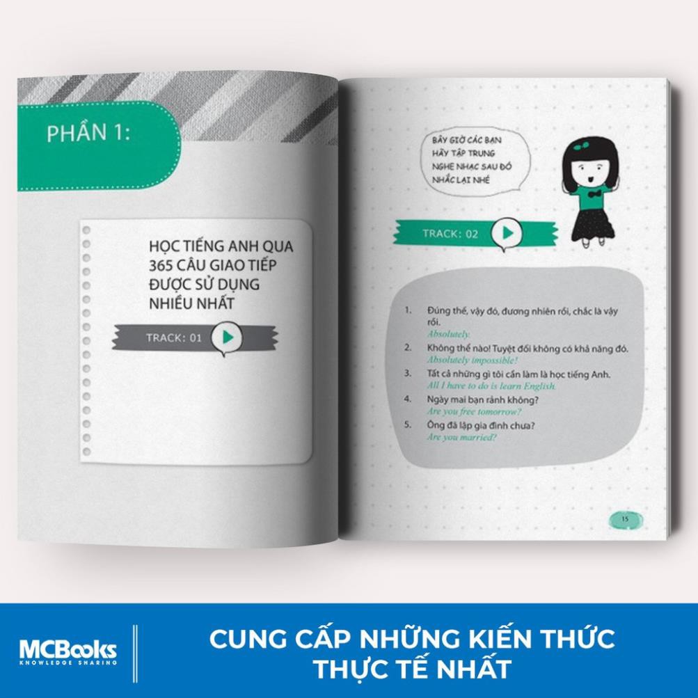 Sách - Real English For You - Tự Học Giao Tiếp Tiếng Anh Thực Tế Cho Người Học Cơ Bản-Học Kèm App [MCBooks]