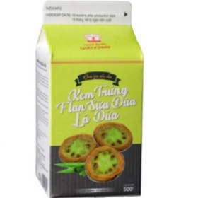 *HỎA TỐC* 500GR KEM TRỨNG FLAN SỮA DỪA LÁ DỨA LÀM BÁNH TART TRỨNG VÀ BÁNH FLAN