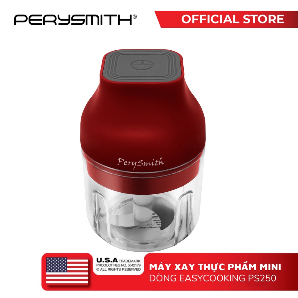 Máy xay thực phẩm mini không dây PerySmith PS250 sạc USB