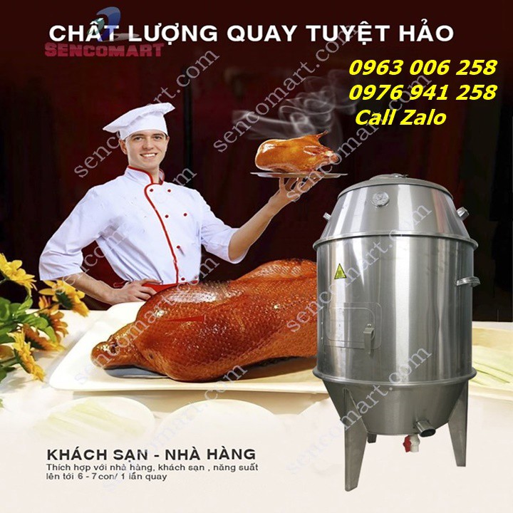 Lu Quay Gà Vịt  Inox Phi 80 Gia Công Chuyên Nghiệp - Có Foam Cách Nhiệt , Giữ Nhiệt Trong Lò Luôn Ở Mức Độ Vừa Phải.