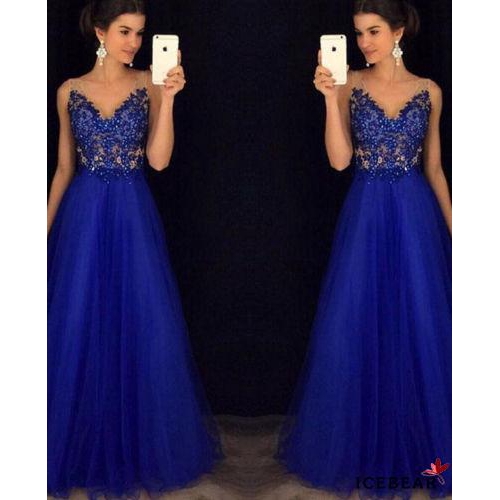 Đầm dạ hội dáng dài sang trọng cho nữ