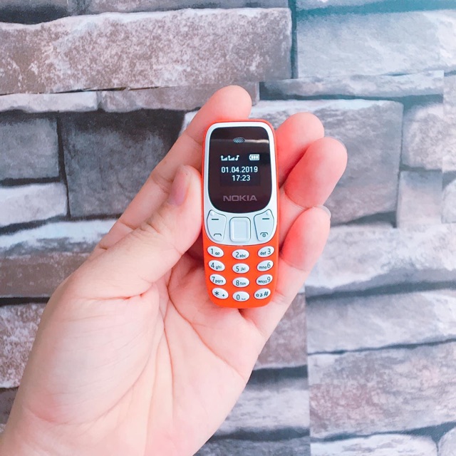 Điện thoai mini 2 sim siêu cute bán sỉ 7 màu: đỏ, vàng, cam, đen, xanh, hồng , xám | BigBuy360 - bigbuy360.vn