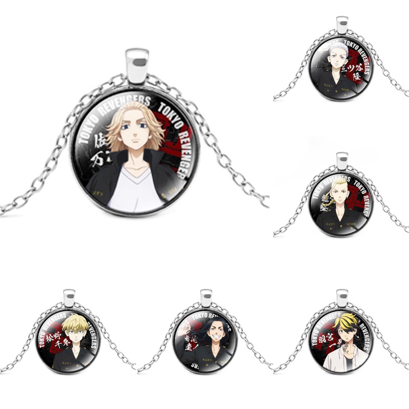 Vòng cổ Mặt Kính Hoạt Hình Tokyo Ghoul Revengers Hanemiya Kazutora Manjirou Sano