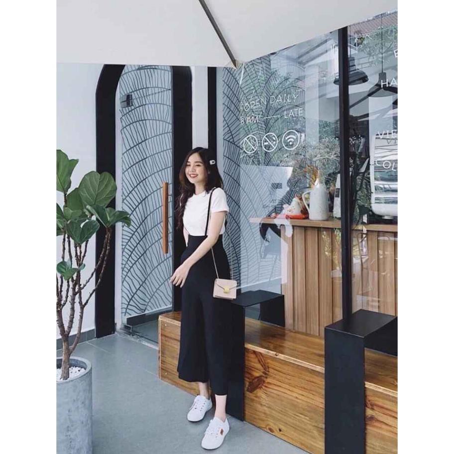 set yếm ống rộng kèm áo dễ thương | BigBuy360 - bigbuy360.vn