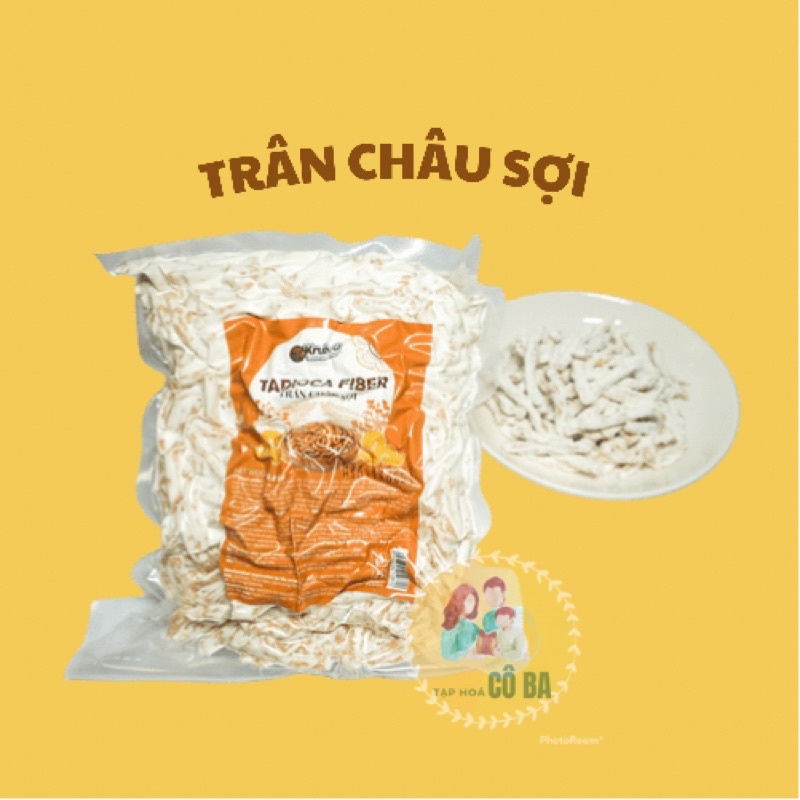 Trân châu sợi Krub.O hương caramel gói 800gr - Topping trà sữa, thơm bùi, dẻo giòn, ngọt dịu ngon khó cưỡng