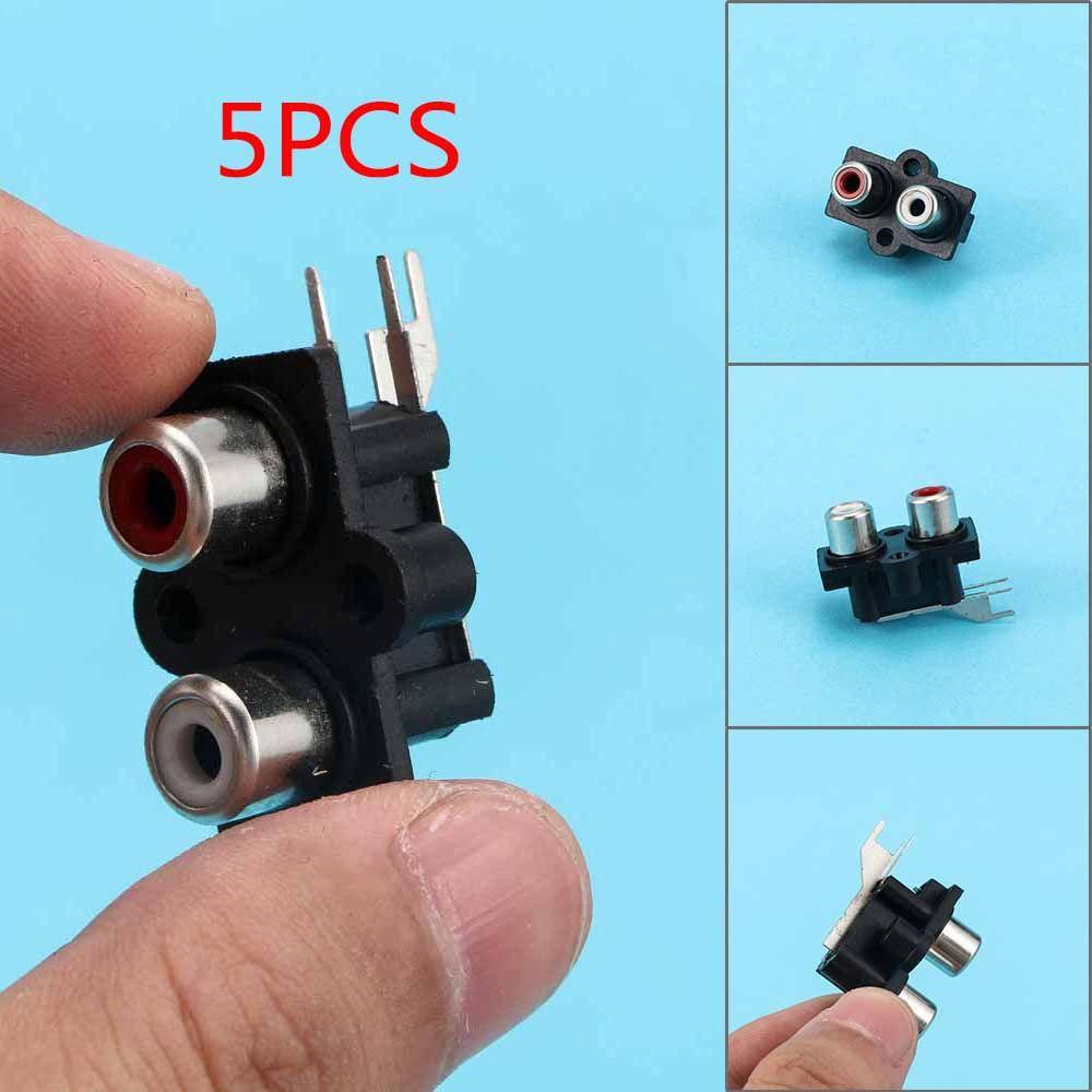 Ổ Cắm Âm Thanh RCA 2 Lỗ 2 Vị Trí Chất Lượng Cao