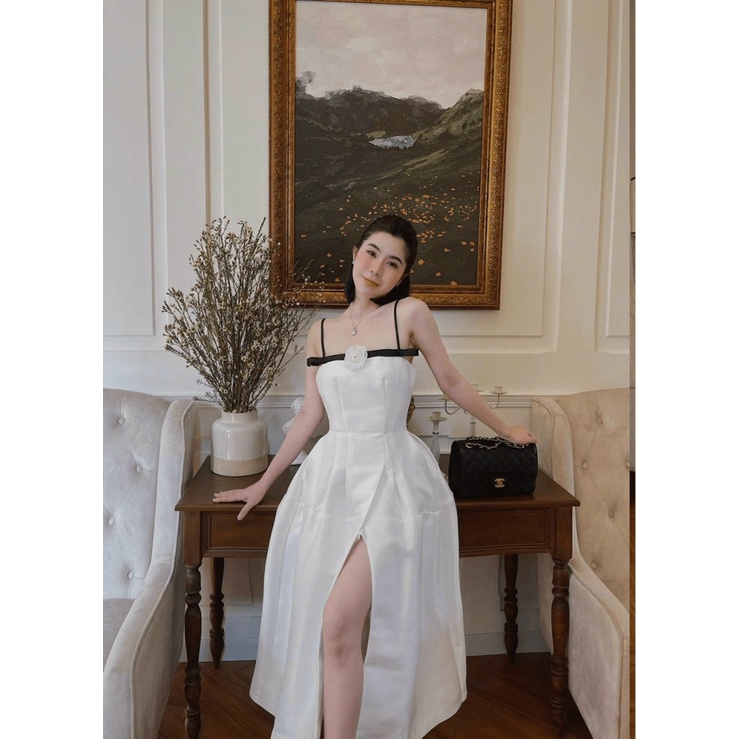 ĐẦM XÒE NỮ HAI DÂY TAPTA TÙNG XẺ CỰC HOT DỰ TIỆC ĐI CHƠI SIÊU XINH SHOP VALENTINA