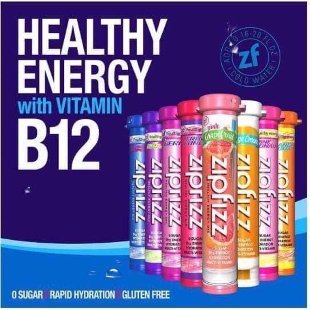 Tuýp sủi tăng lực Zipfizz - 30 ống. chính hãng Mỹ | BigBuy360 - bigbuy360.vn