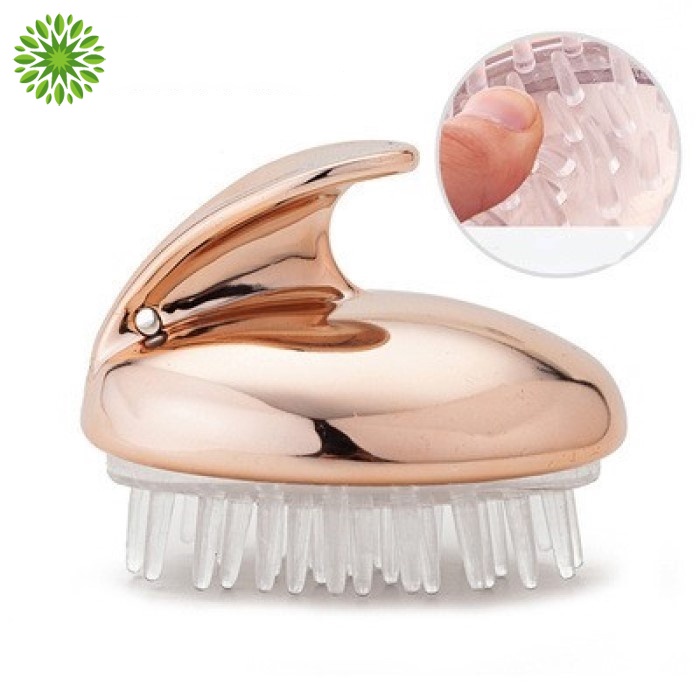 [Hàng mới về] Bàn chải gội đầu bằng silicon thoải mái tiện dụng chất lượng cao