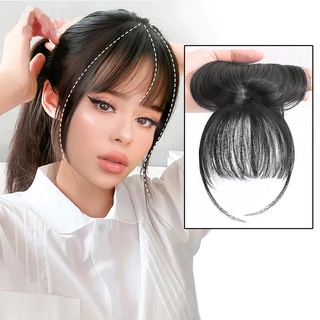 Tóc mái giả kẹp tàng hình 3d thời trang pháp