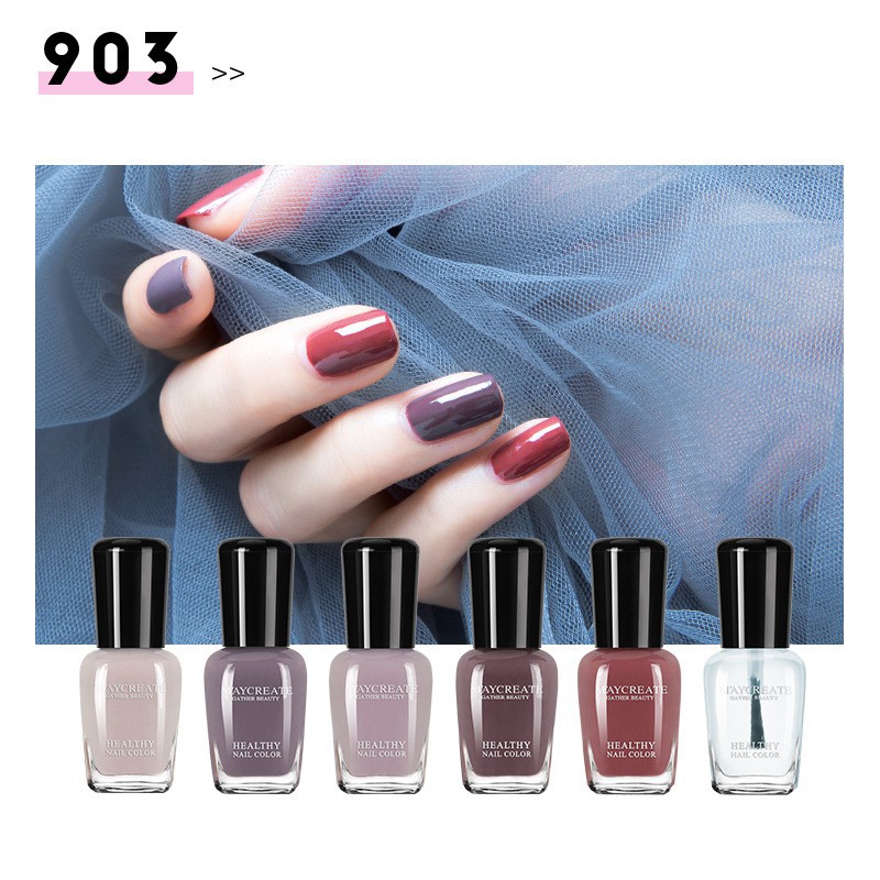 Sơn móng tay học tập làm nail sơn mini 4ml đủ màu sắc dễ thương màu bóng nhũ - BÁN LẺ 1 CHAI