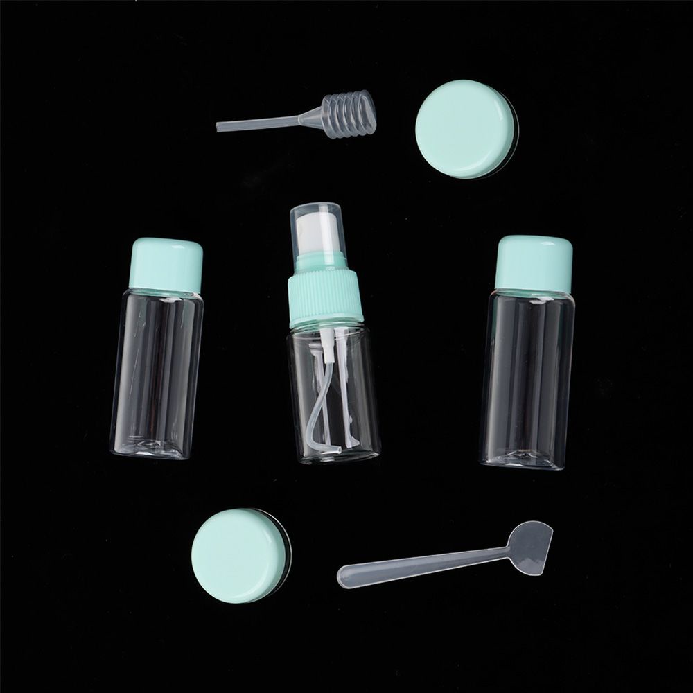 [Hàng mới về] Set 7 Chai Đựng Mỹ Phẩm Bằng Pvc Không Độc Hại Nhiều Màu Sắc Tiện Dụng Khi Đi Du Lịch