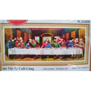 Tranh thêu 3d bàn tiệc ly 53508
