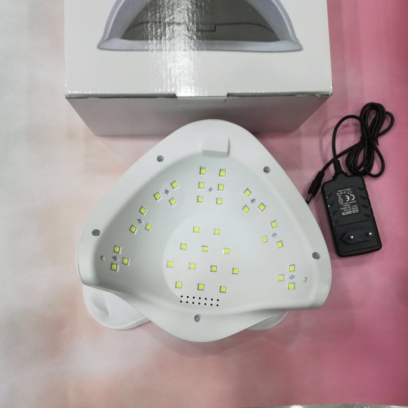 Máy hơ gel Sun 5 Plus Skinnail máy hơ móng  UV/LED 36 bóng 48W tem xanh hong khô sơn móng tay nhanh