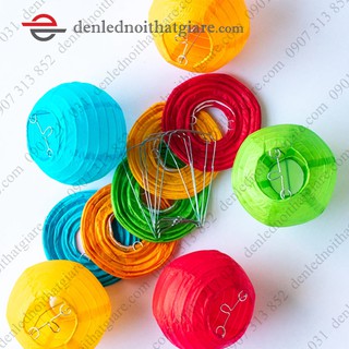 SET 10 - Đèn lồng GIẤY 10cm ( 1 túi 10 cái - ko bán lẻ )
