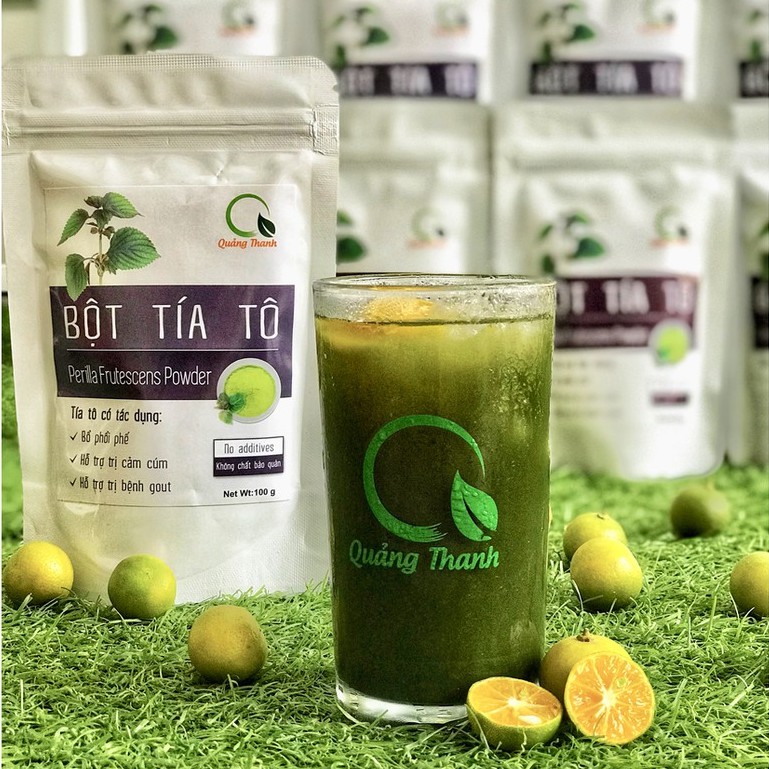 [Mã 267FMCGSALE giảm 8% đơn 500K] Bột Tía Tô Nguyên Chất Sấy Lạnh Quảng Thanh 100g - Giảm đau Gout, giải cảm giảm ho | BigBuy360 - bigbuy360.vn