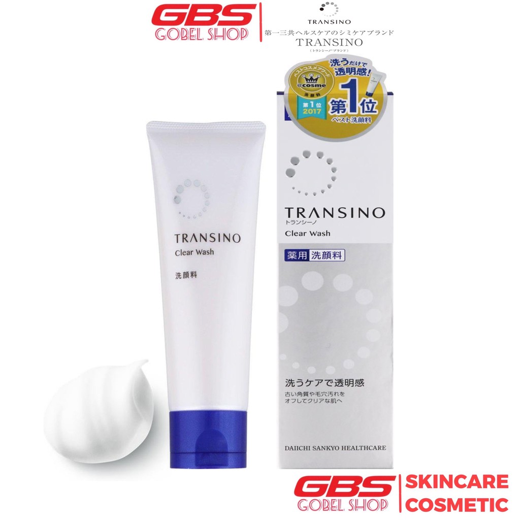 Sữa Rửa Mặt Transino Clear Wash 100g Nhật Bản