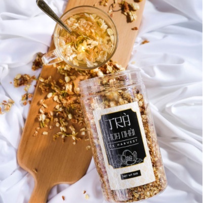 Trà Hoa Nhài Khô Nguyên Bông DK Harvest - 50g - Trà hoa khô, trà hoa thảo mộc