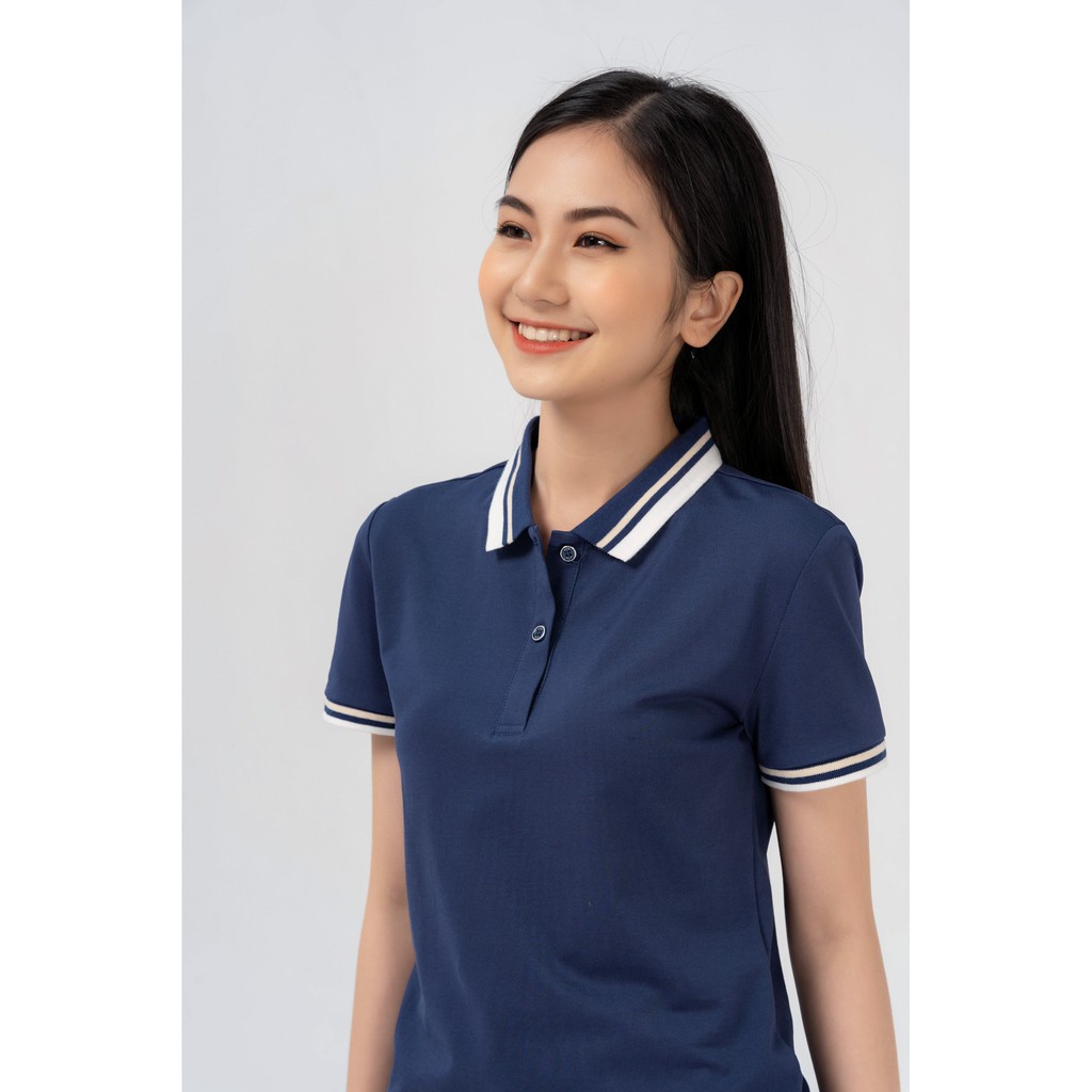 Áo polo nữ YODY áo có cổ chất liệu pique mắt chim thấm hút tốt, mềm mịn APN3706 | BigBuy360 - bigbuy360.vn