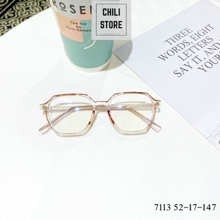 Kính cận,Gọng kính cận nam nữ cao cấp 7113 - Lắp cận viễn loạn Chilistore